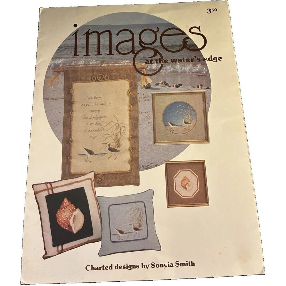 Vintage 1981 Images At the Water's Edge Counted Cross Stitch Pattern Booklet